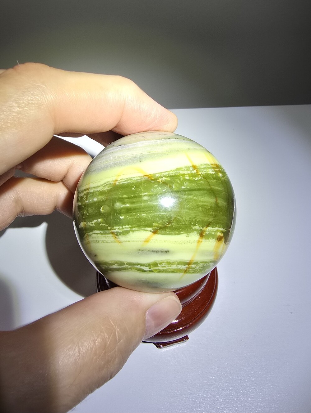 0.5 lbs Infinite Stone Crystal Sphere #D 55 mm